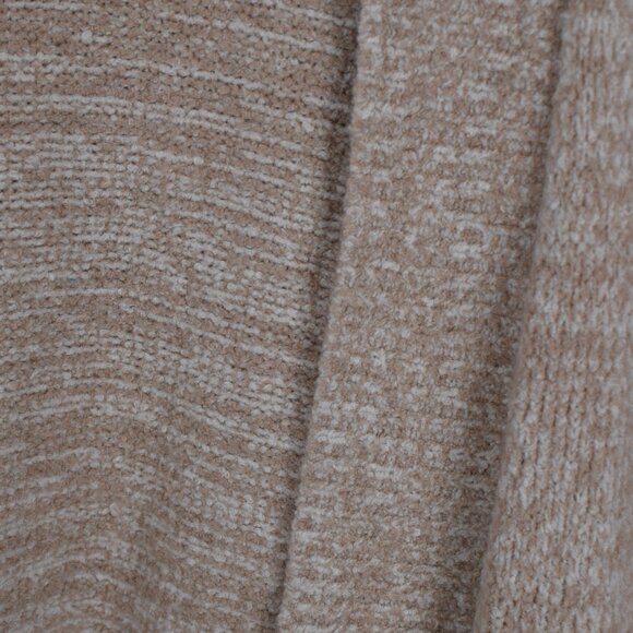 LOFT Womens Lagenlook Long Sleeveless Sweater Vest Tan Cardigan Winter Fall Cozy - Picture 8 of 14